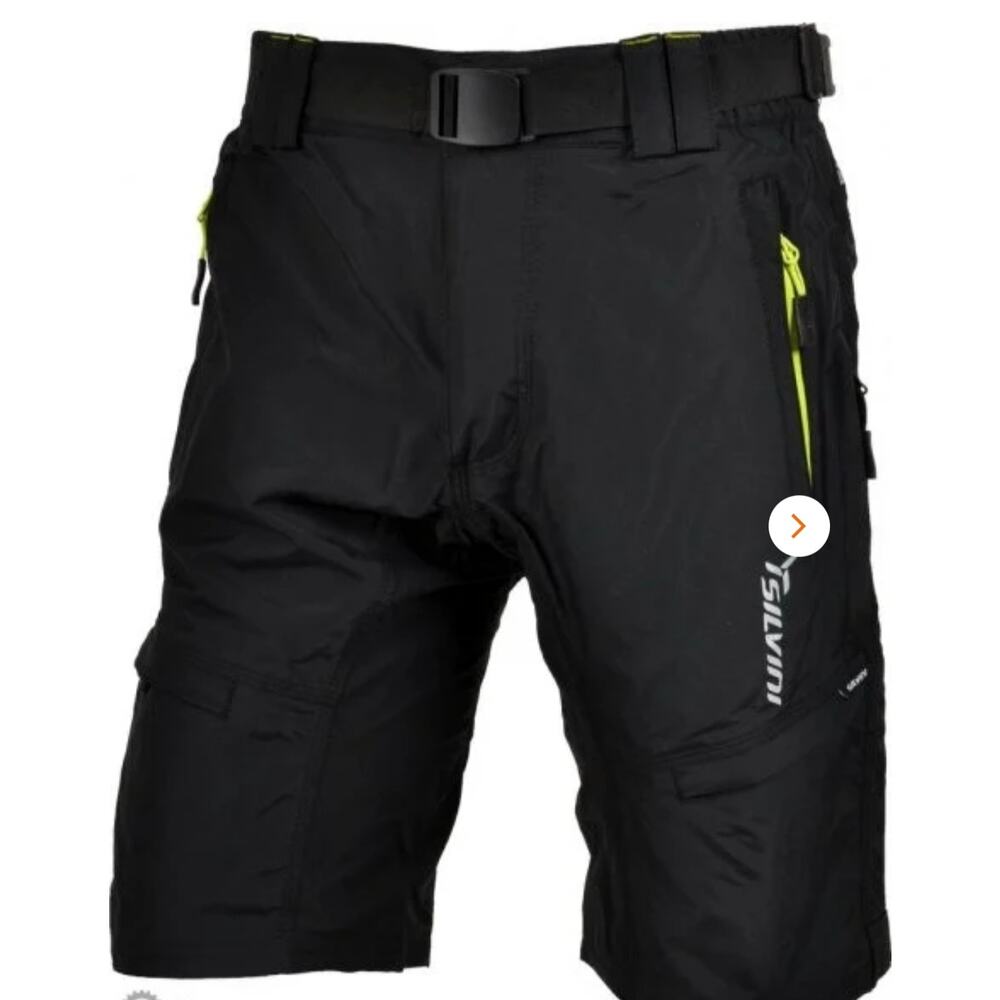 SILVINI Rango Men's Shorts Cycling Black Men's 2XL